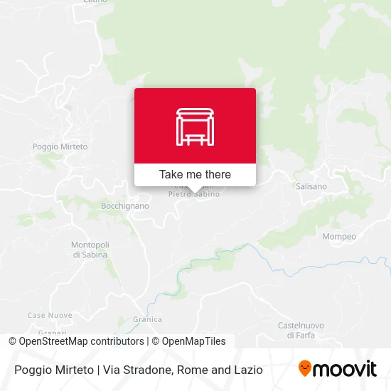 Poggio Mirteto | Stradone Street map
