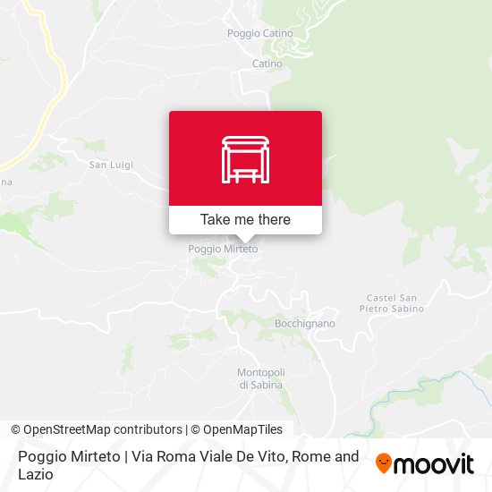 Poggio Mirteto | Via Roma Viale De Vito map