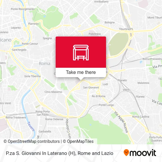P.za S. Giovanni In Laterano (H) map