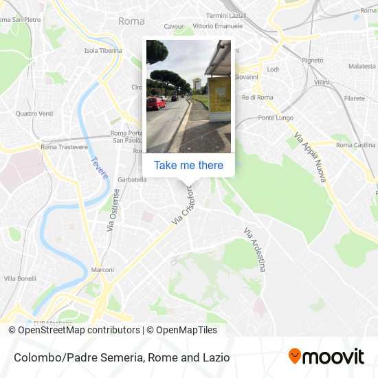 Colombo/Padre Semeria map