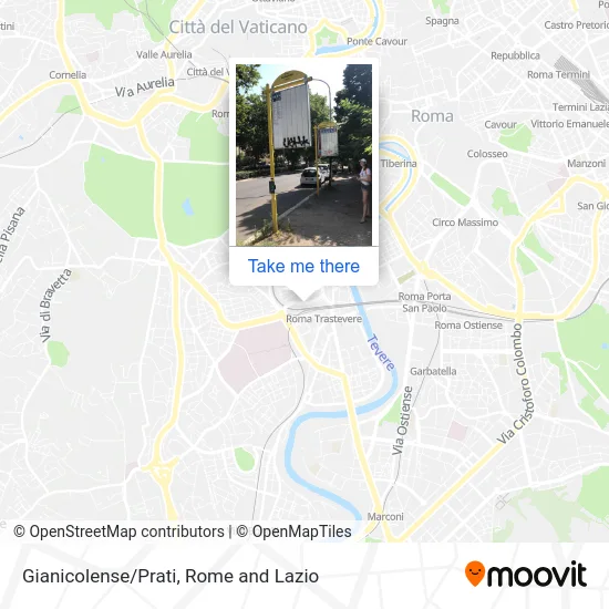 Gianicolense/Prati map