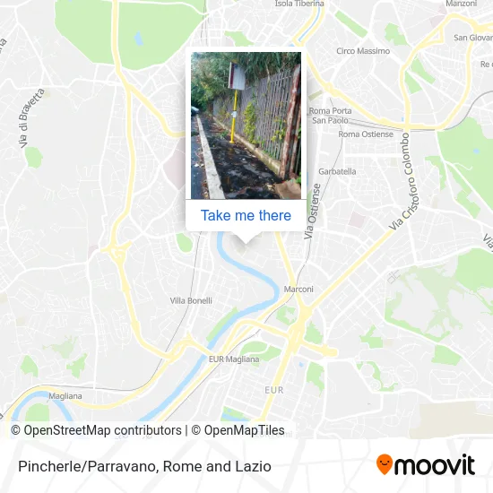 Pincherle/Parravano map