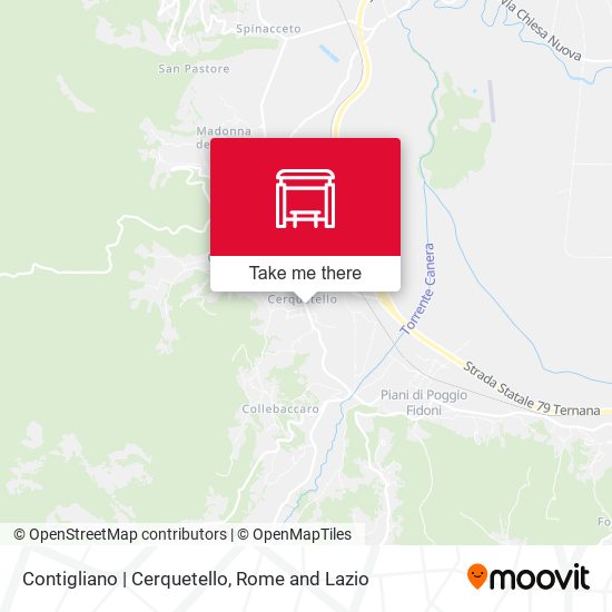 Contigliano | Cerquetello map