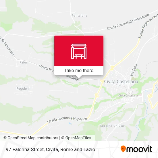 97 Falerina Street, Civita map