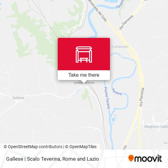 Gallese | Scalo Teverina map