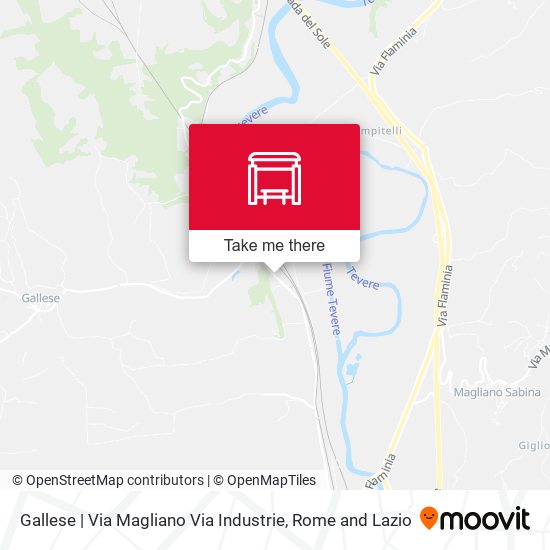 Gallese | Via Magliano Via Industrie map