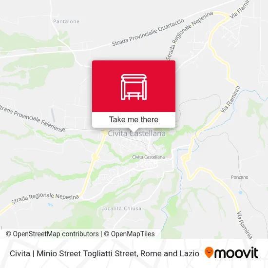 Civita | Minio Street Togliatti Street map