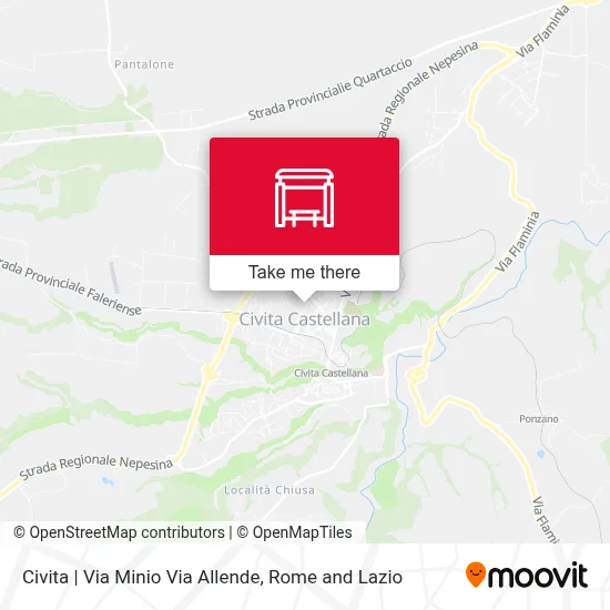 Civita | Via Minio Via Allende map