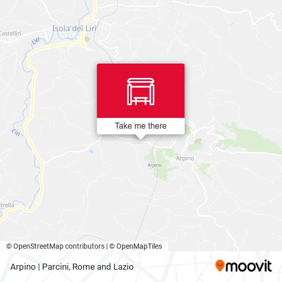 Arpino | Parcini map