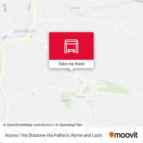 Arpino | Via Stazione Via Pallisco map