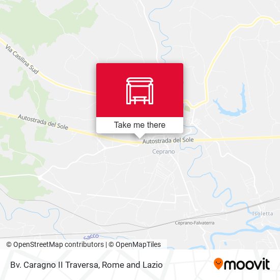 Bv. Caragno II Traversa map
