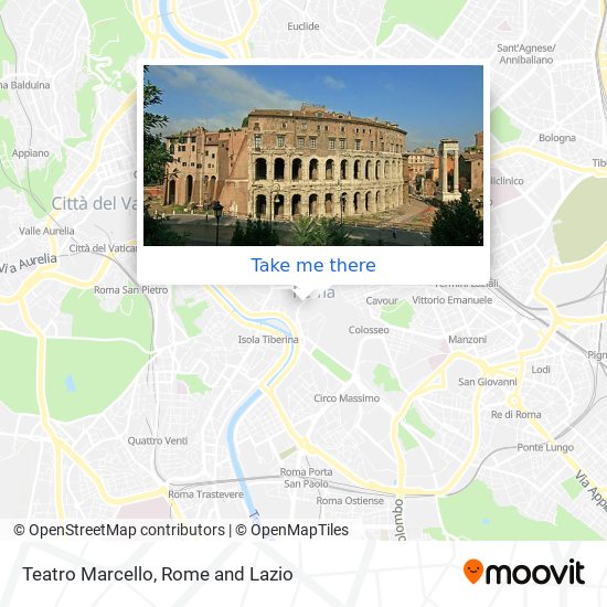 Teatro Marcello map