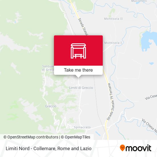 Limiti Nord - Collemare map