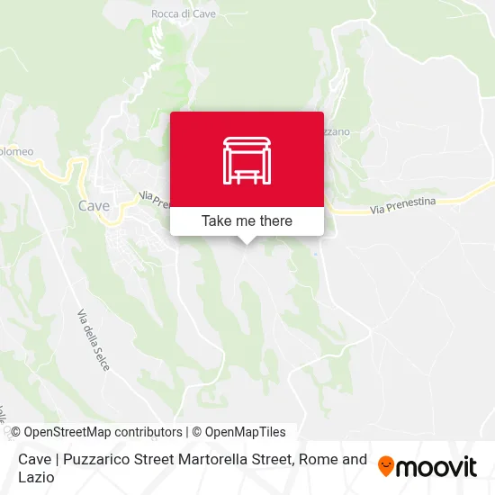 Cave | Puzzarico Street Martorella Street map