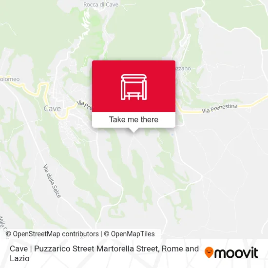 Cave | Puzzarico Street Martorella Street map