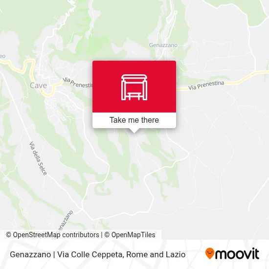 Genazzano | Via Colle Ceppeta map