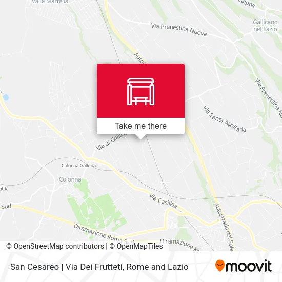 San Cesareo | Via Dei Frutteti map
