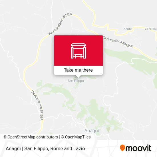 Anagni | San Filippo map