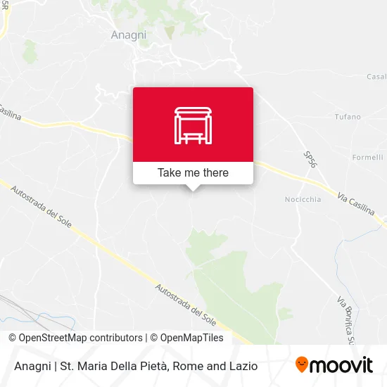 Anagni | St. Maria Della Pietà map