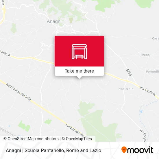 Anagni | Scuola Pantanello map