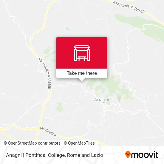 Anagni | Pontifical College map