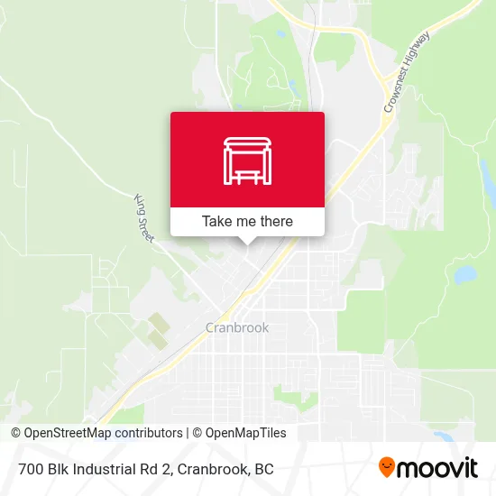 700 Blk Industrial Rd 2 map