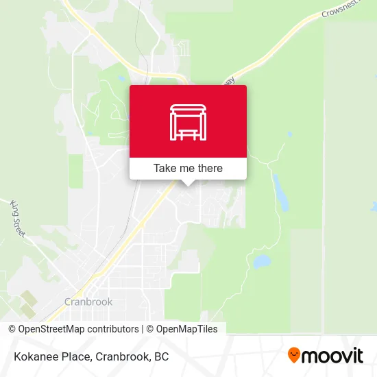 Kokanee Place map