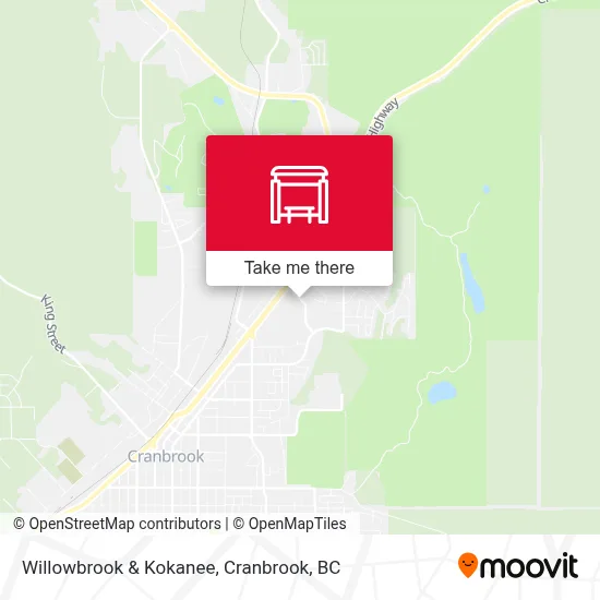 Willowbrook & Kokanee map