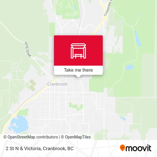 2 St N & Victoria map