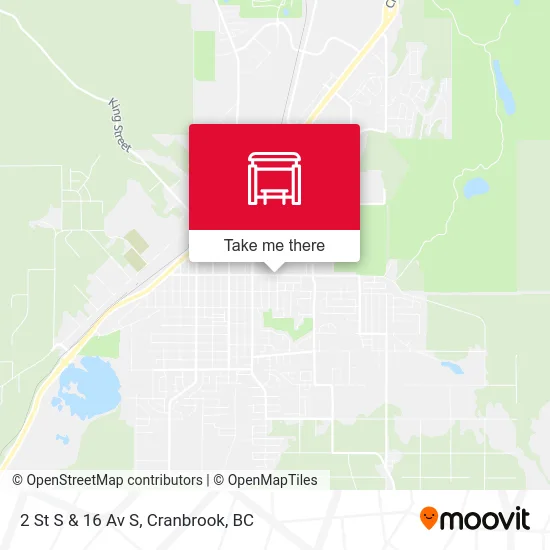 2 St S & 16 Av S map