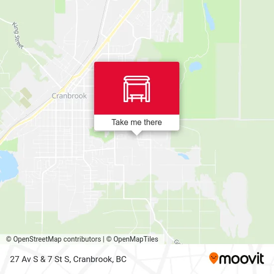 27 Av S & 7 St S map