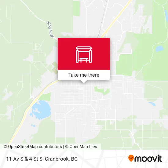 11 Av S & 4 St S map