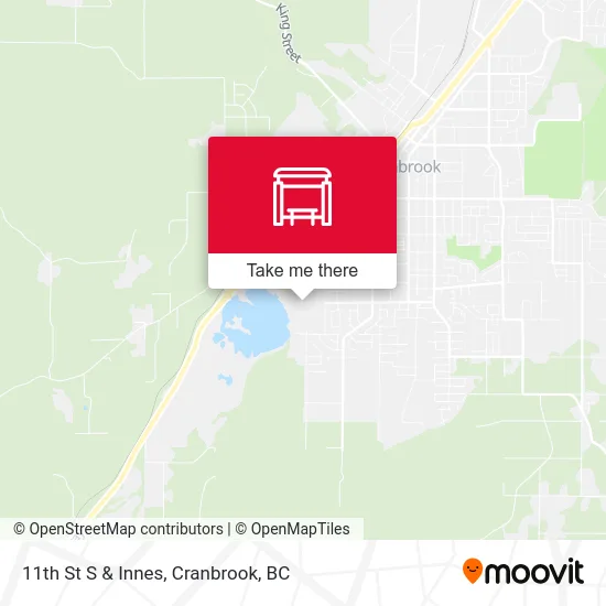 11th St S & Innes map