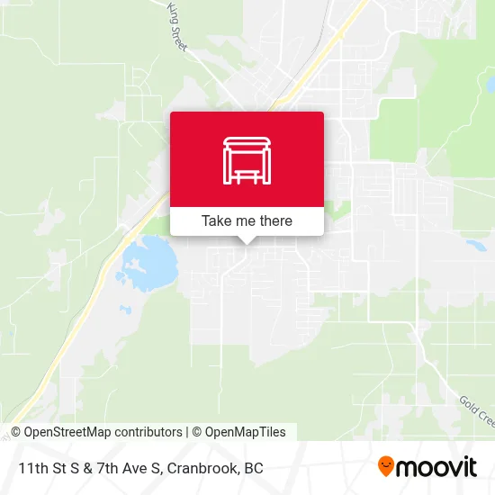 11th St S & 7th Ave S map