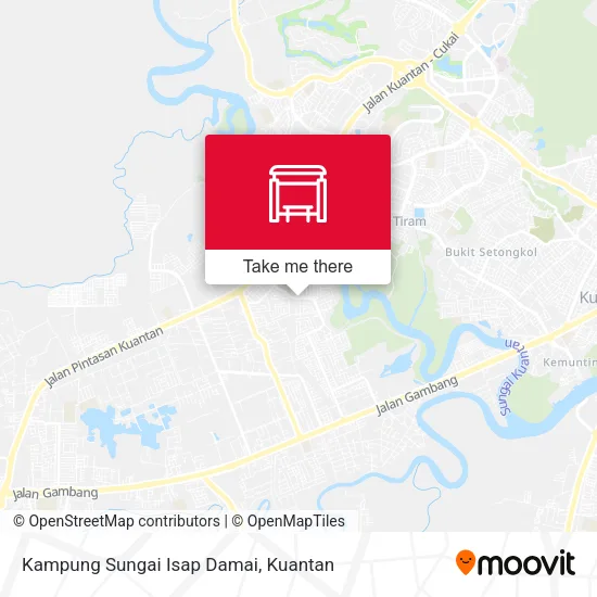 Kampung Sungai Isap Damai map