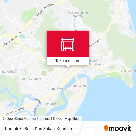 Kompleks Belia Dan Sukan map