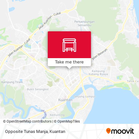 Peta Opposite Tunas Manja