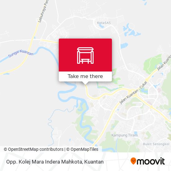 Opp. Kolej Mara Indera Mahkota map