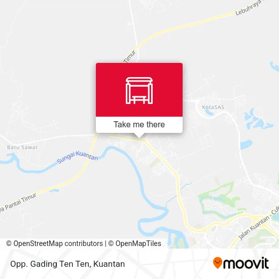 Opp. Gading Ten Ten map