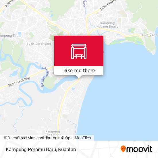 Kampung Peramu Baru map