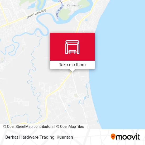 Berkat Hardware Trading map