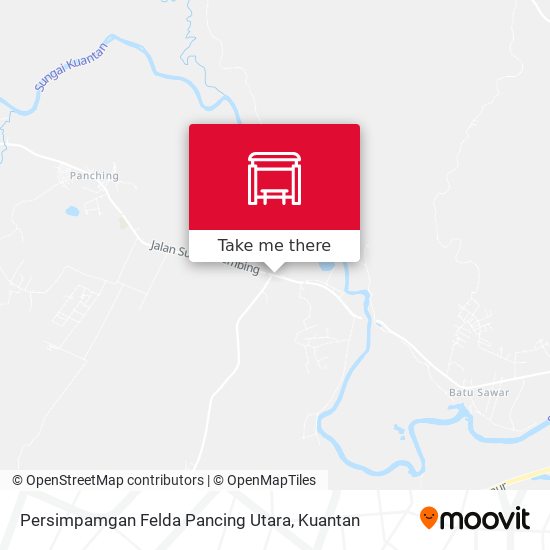 Peta Persimpamgan Felda Pancing Utara