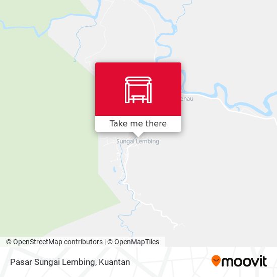 Peta Pasar Sungai Lembing