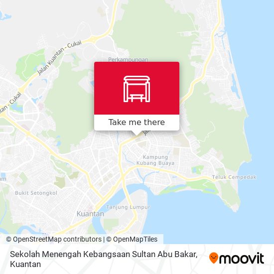 Peta Sekolah Menengah Kebangsaan Sultan Abu Bakar