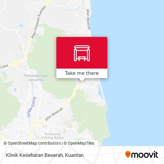 Klinik Kesehatan Beserah map