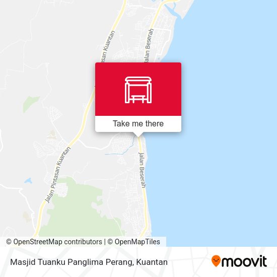Masjid Tuanku Panglima Perang map