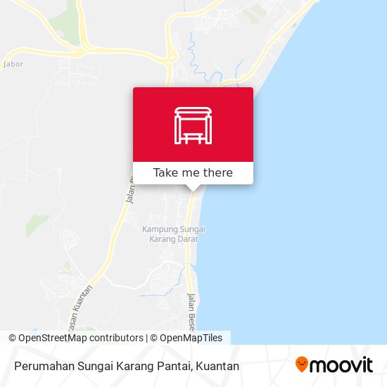 Perumahan Sungai Karang Pantai map