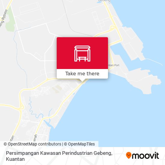 Peta Persimpangan Kawasan Perindustrian Gebeng