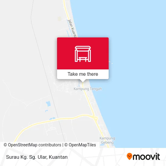 Surau Kg. Sg. Ular map