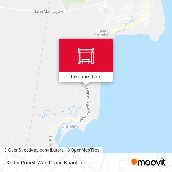 Kedai Runcit Wan Omar map